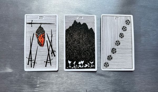 Photo of Tarot Cards at CHANN3L's Studio